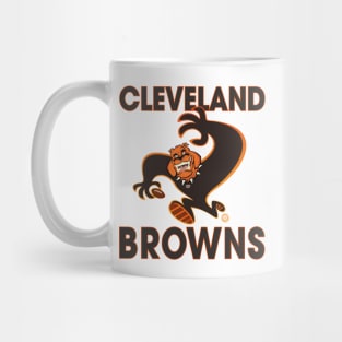 Cleveland Browns BullDawg Whoosh Running Mug